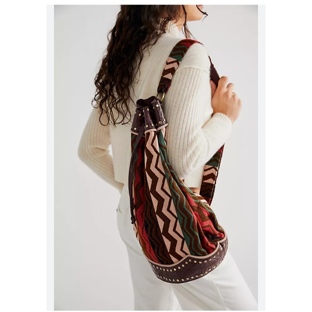 NWOT - Free People - Zola Tapestry Sling Bag